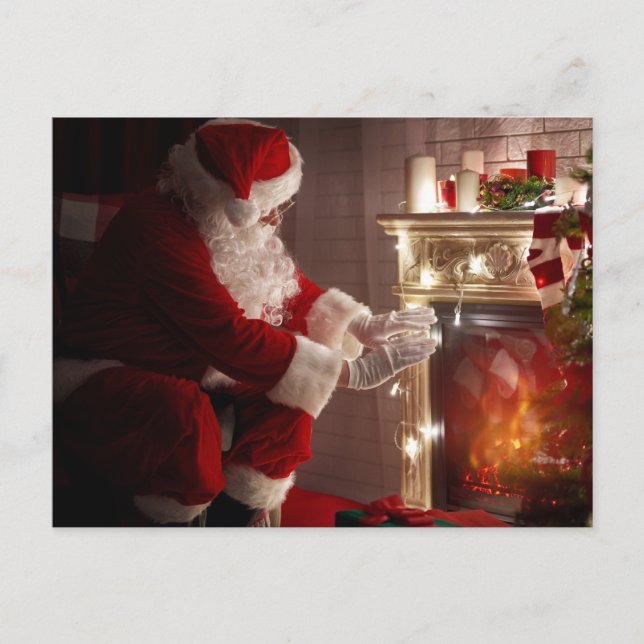 Varm och Mysigt - vykort för jul (Framsida)