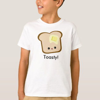 Varm och skön gulliga Kawaii! Rostat bröd- och Tee