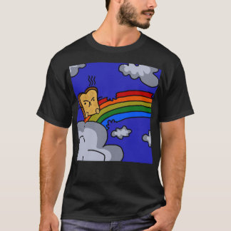 Varm och skön regnbåge tee shirt