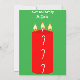 Varm och underbart julkort