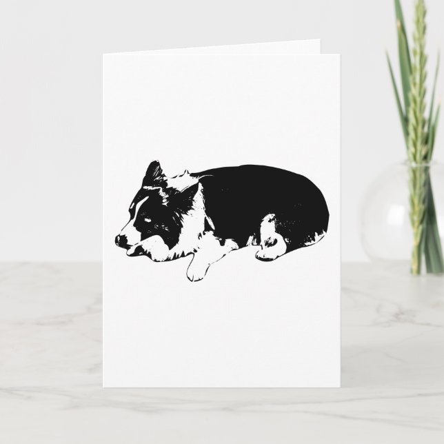 varm önskan om vila, corgi kort (Framsida)