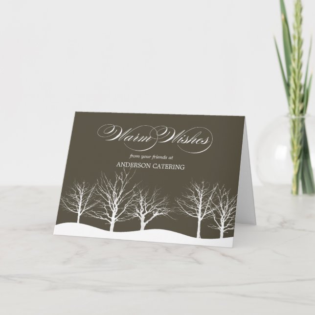 Varm Önskemål Business/Corporate Helgdag Card Helgkort (Framsida)