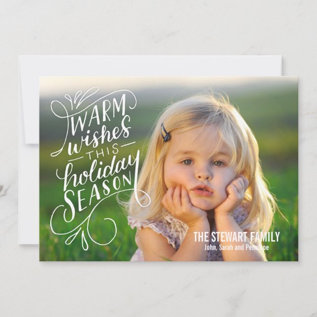 Varm Önskemål den här Julhelgen.. Julkort (Framsida)