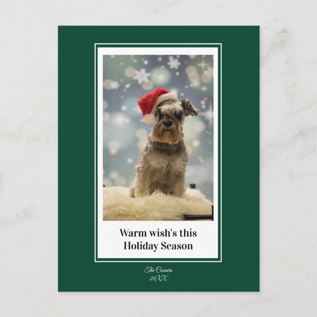 Varm Önskemål den här julhelgen vykort (Framsida)