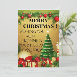 "Varm Önskemål för en Glatt jul!" Julkort