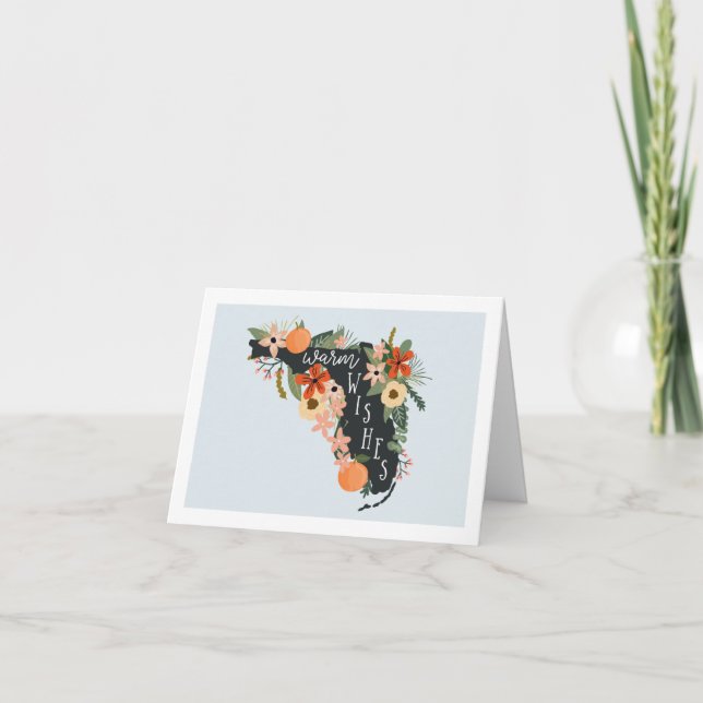 Varm Önskemål från Florida Note Card | HIMLAR Kort (Framsida)