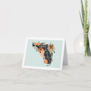 Varm Önskemål från Florida Note Card Mint Kort