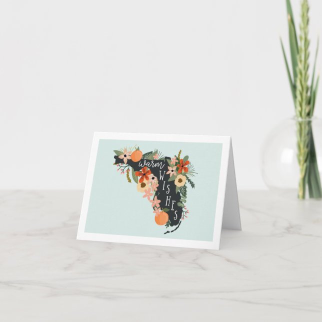 Varm Önskemål från Florida Note Card | Mint Kort (Framsida)