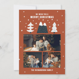 Varm Önskemål julhälsningskort Julkort