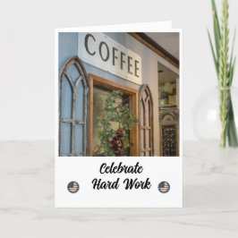 Varm Önskemål på arbetsdagskort Tack Kort