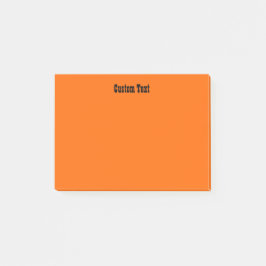 Varm Orange Post-it Block