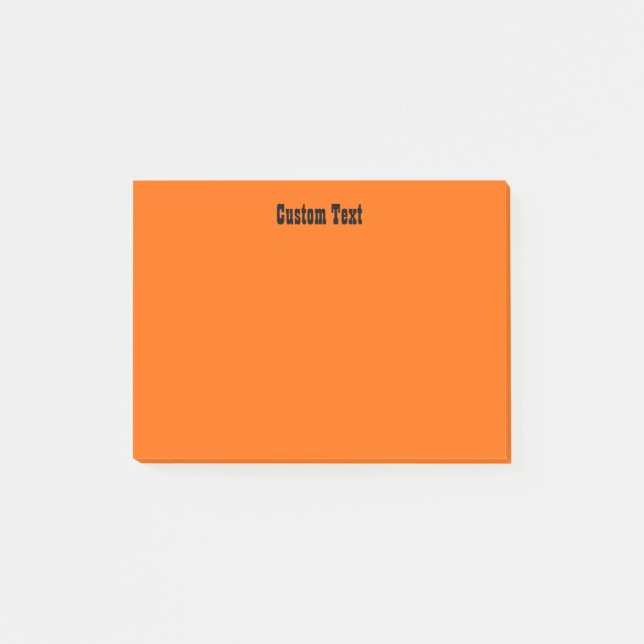 Varm Orange Post-it Block (Framsida)