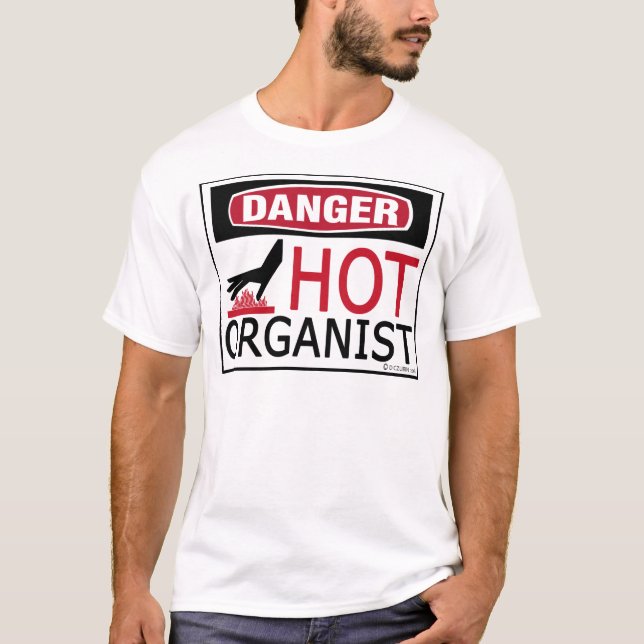 Varm Organist T Shirt (Framsida)