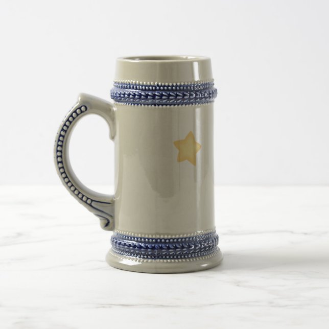 Varm Pastell Gnistrande Kaffemugge Sejdel (Vänster)