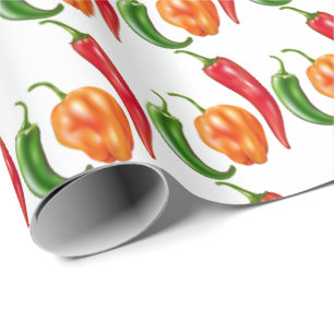 Varm Peppar Chili Habanero Jalapeno Presentpapper