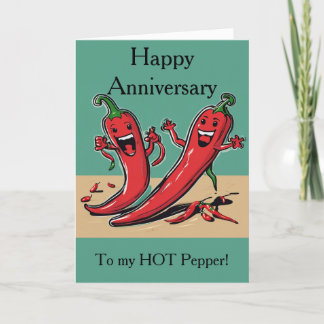 Varm Pepparjubileum Kort