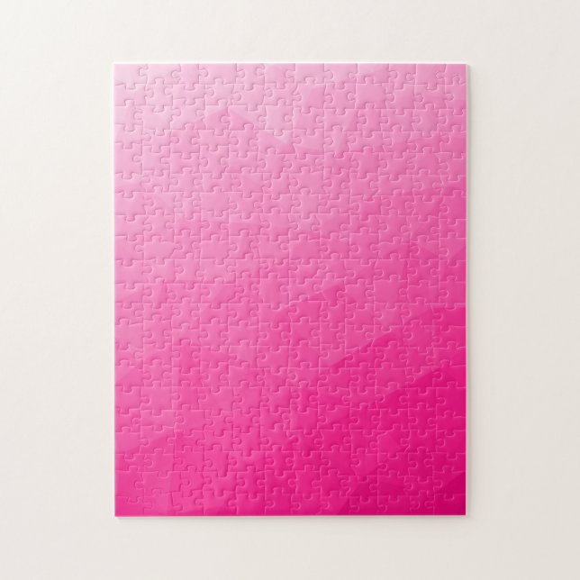 Varm pink gradient geometriskt nätmönster pussel (Vertikal)