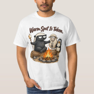 Varm plats är tagen Honungsgrävling Camping Design T Shirt