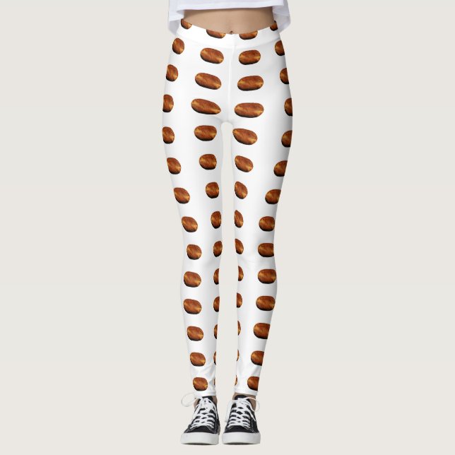 Varm potatisdamasker leggings (Framsida)