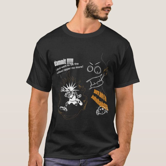 varm rappare t shirt (Framsida)