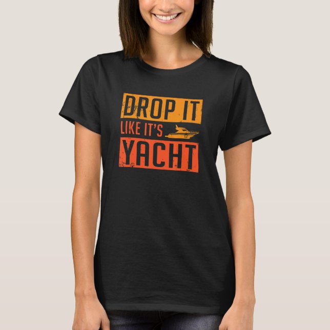 Varm Retro-droppen liknar Yacht Manar Women T Shirt (Framsida)