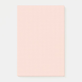 Varm Rosa Dot Grid Darker Post-it Notes