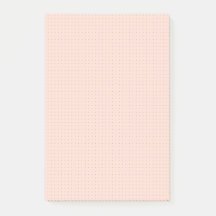 Varm Rosa Dot Grid Darker Post-it Notes