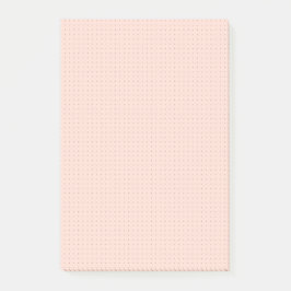 Varm Rosa Dot Grid Darker Post-it Notes Block