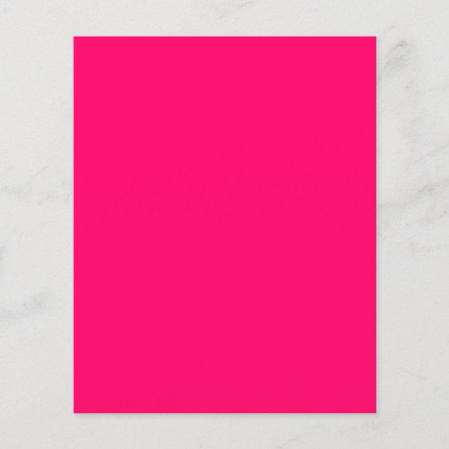 Varm Rosa Flygblad (Framsidan)