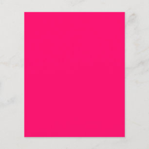 Varm Rosa Flygblad