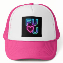 Varm rosa FULU Truckerhatt