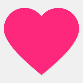 Varm Rosa Hjärtformat Klistermärke