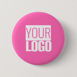 varm rosa - lägg till din logotyp knapp