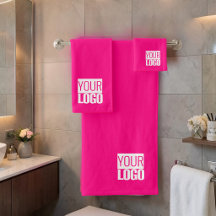 Varm rosa - lägg till logotyp