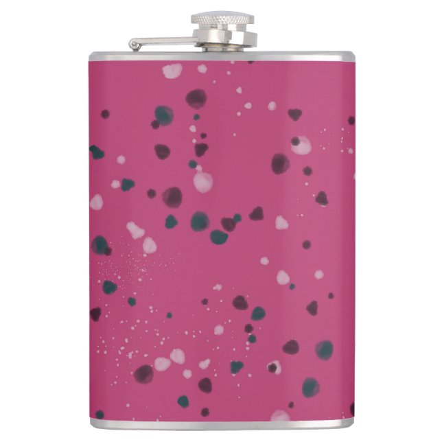 Varm Rosa Med Konfetti Fickplunta (Framsidan)