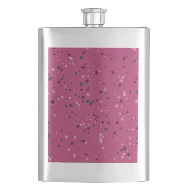 Varm Rosa Med Konfetti Fickplunta (Framsidan)