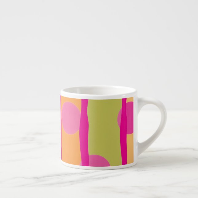 Varm rosa och glad Expresso-mugg Espressomugg (Höger)