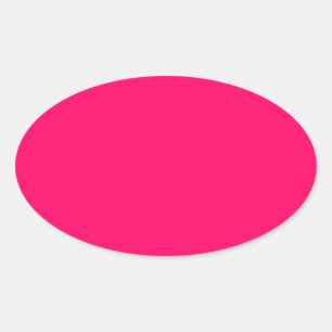 Varm Rosa Ovalt Klistermärke