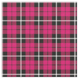 Varm rosa vit för djup höst/svartrand tyg