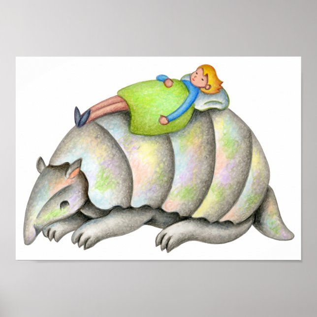 Varm rygg på en bälta. poster (Framsidan)