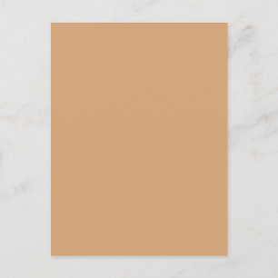 Varm Sand Anpassad Postkort – Elegant & Minimalist Vykort