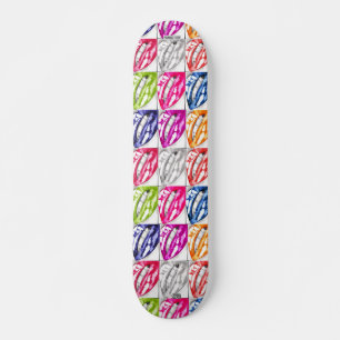 Varm skateboard för läpparpopkonst bräda 20,5 cm