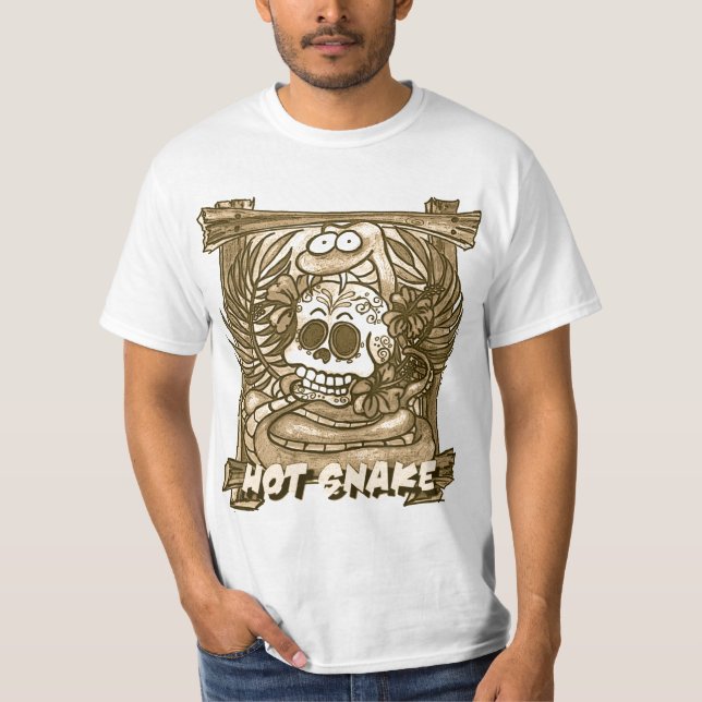 VARM SNAKE2sepia Tee Shirt (Framsida)
