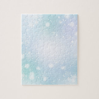 Varm snöflingor för kricka- och pussel