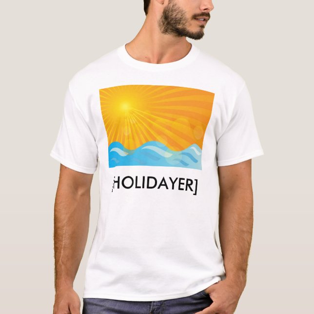 Varm sommarbakgrund tee (Framsida)