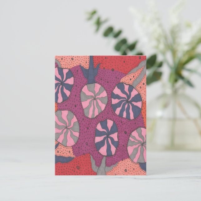 Varm sommarkänsla vykort (Stående Fram)