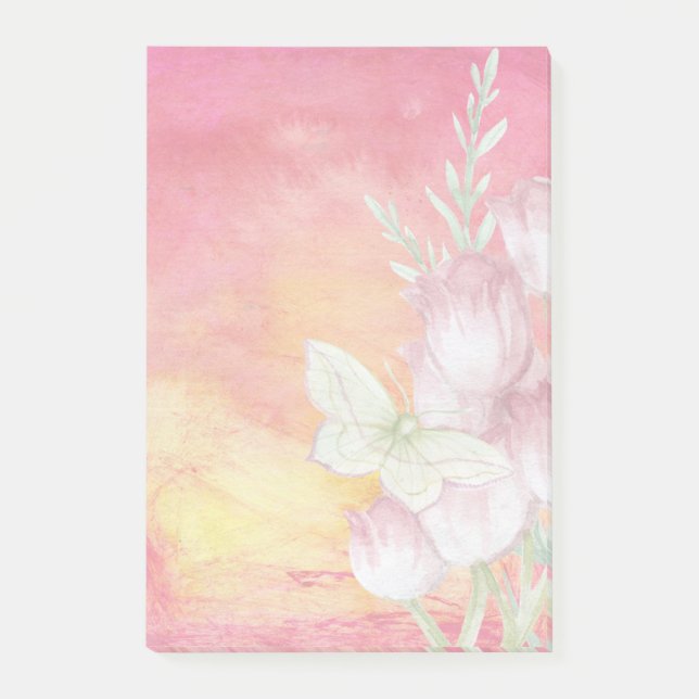 Varm Springtime Post IT-anteckningar Post-it Block (Framsida)