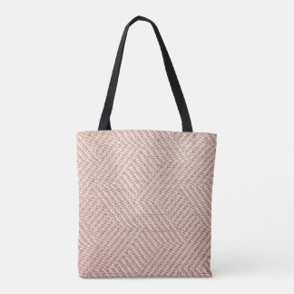 Varm stickad tote tygkasse