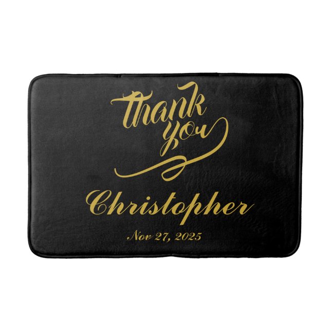 Varm Tack Bath Mat för Speciella dagar Badrumsmatta (Framsidan)