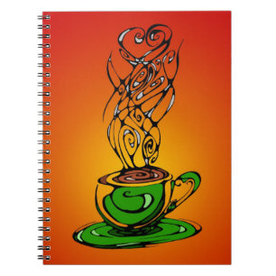 Varm Teajournal Anteckningsbok